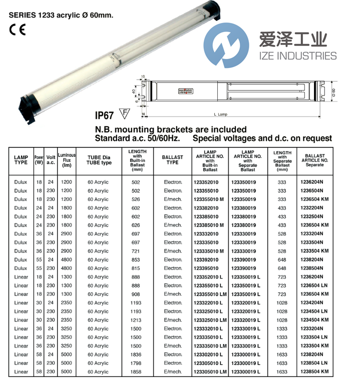 WESTELETTRIC灯管12331232050LE爱泽工业 izeindustries.png WESTELETTRIC灯管12331232050LE爱泽工业 izeindustries.png