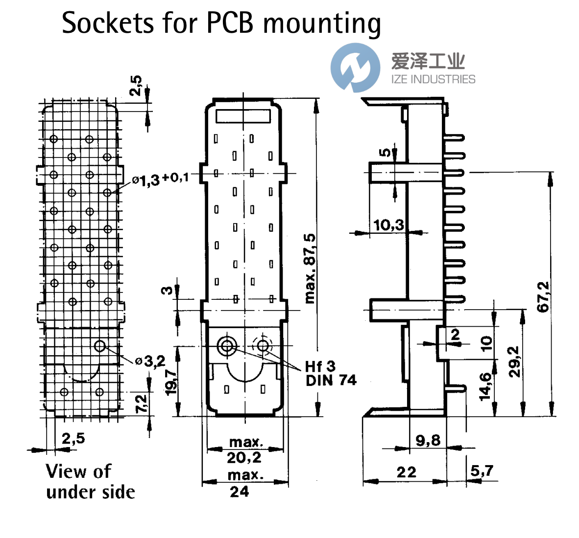 HENGSTLER继电器底座464-8017 爱泽工业 izeindustries.png