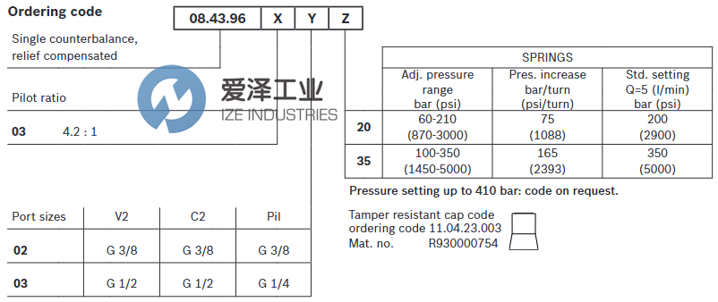 Rexroth Oil Control阀08439603022000A R930007270爱泽工业izeindustries.png
