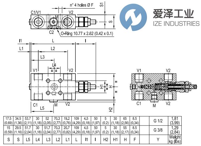 Rexroth Oil Control阀08451903023500A R930003499爱泽工业izeindustries.png